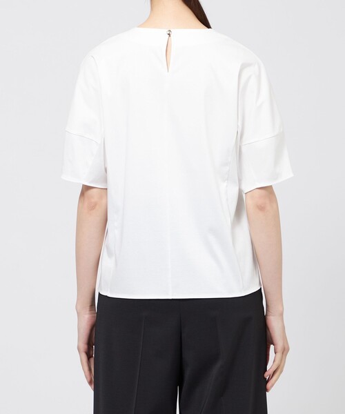 EPOCA(エポカ)の「フォルムTシャツ(Tシャツ/カットソー・レディース・ホワイト/チャコールグレー・40)」の7枚目の写真