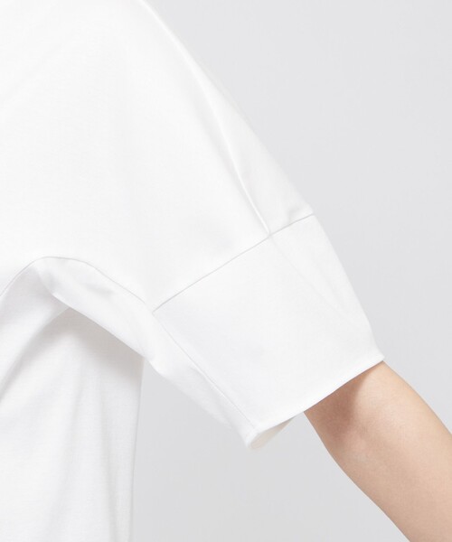 EPOCA(エポカ)の「フォルムTシャツ(Tシャツ/カットソー・レディース・ホワイト/チャコールグレー・40)」の8枚目の写真