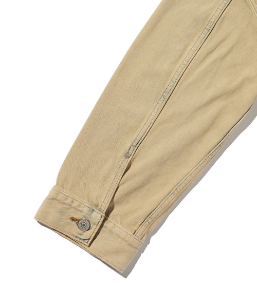 Levi's(リーバイス)の「Levi's/リーバイス ルーズ クロップド トラッカージャケット(デニムジャケット・レディース・ベージュ・M/XS/S)」の7枚目の写真