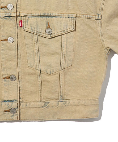 Levi's(リーバイス)の「Levi's/リーバイス ルーズ クロップド トラッカージャケット(デニムジャケット・レディース・ベージュ・M/XS/S)」の8枚目の写真