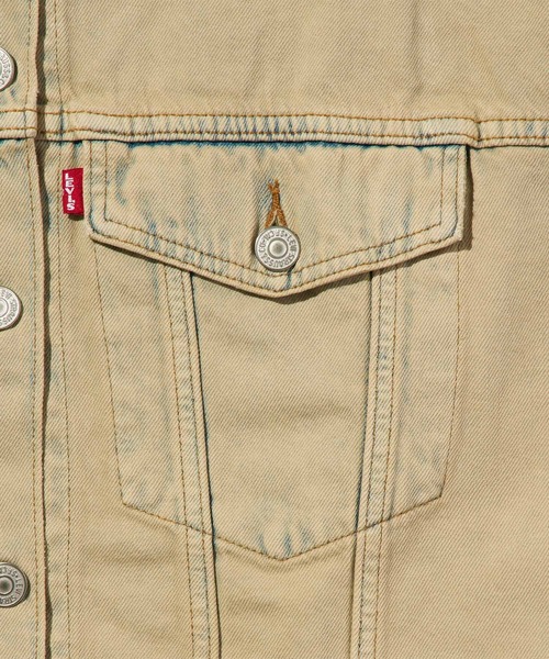 Levi's(リーバイス)の「Levi's/リーバイス ルーズ クロップド トラッカージャケット(デニムジャケット・レディース・ベージュ・M/XS/S)」の9枚目の写真