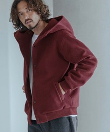 mj11744-Sliver Knit Snap Hooded Parka パーカー(MGN-263-018)