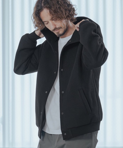 Magine(マージン)の「mj11744-Sliver Knit Snap Hooded Parka パーカー(MGN-263-018)(その他アウター・メンズ・ブラック/ブラウン/ワイン・44/46/48)」の11枚目の写真