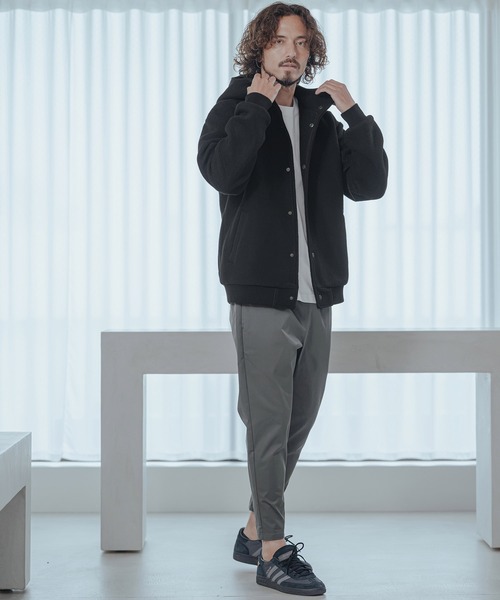 Magine(マージン)の「mj11744-Sliver Knit Snap Hooded Parka パーカー(MGN-263-018)(その他アウター・メンズ・ブラック/ブラウン/ワイン・44/46/48)」の15枚目の写真