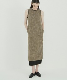 CLANE | CREPE JACQUARD STRAIGHT ONEPIECE(ワンピース)