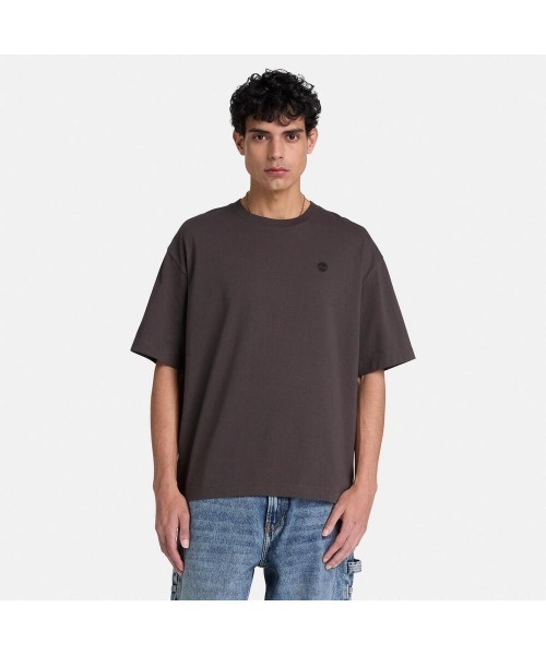 Timberland(ティンバーランド)の「半袖 リラックス Tシャツ メンズ(Tシャツ/カットソー・メンズ・ブラック・LARGE/X-LARGE/XX-LARGE)」の1枚目の写真