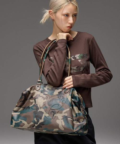 EMBOSSED XG LOGO BOSTON BAG（ボストンバッグ）｜X-girl（エックス
