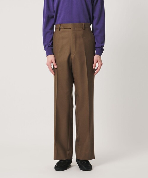 UNITED ARROWS(ユナイテッドアローズ)の「ギャバジン フレア ノープリーツ スラックス ヨコストレッチ(スラックス・メンズ・モカ・44/50/48/46)」の4枚目の写真