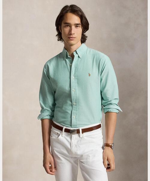 POLO RALPH LAUREN(ポロ ラルフ ローレン)の「クラシック フィット オックスフォード シャツ(シャツ/ブラウス・メンズ・グリーン・XS/XL/S/M/L)」の1枚目の写真