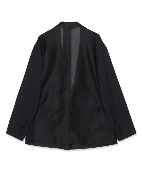 DISCOVERED（ディスカバード）の「TAILORED MESH JACKET（テーラードジャケット・メンズ・ネイビー系/ブラック・1/3）」の8枚目の写真