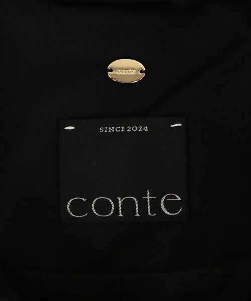 conte(コンテ)の「<conte>フーデッド ショートコート(ブルゾン・レディース・ブラック/ベージュ・FREE)」の18枚目の写真