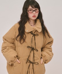 loin nuit（ロワンニュイ）の「ribbon padding blouson / リボンパディングブルゾン（ブルゾン）」