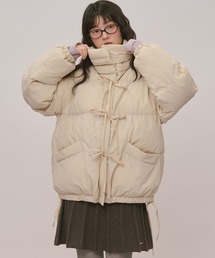 loin nuit（ロワンニュイ）の「ribbon padding blouson / リボンパディングブルゾン（ブルゾン）」