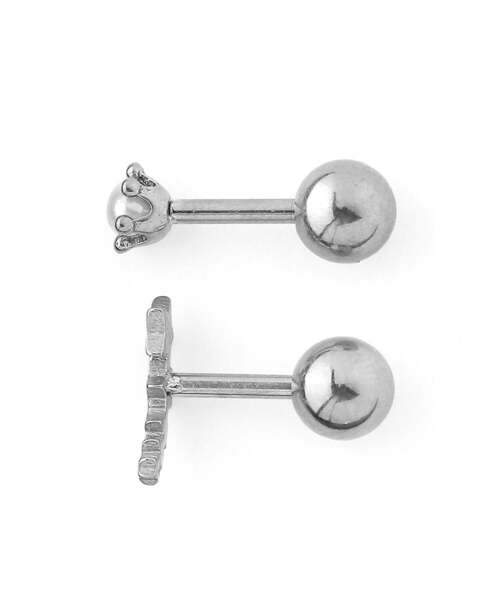 ANEMONE（アネモネ）の「【ステンレス】パール×スターナンコツピアス[2個セット]（ピアス（両耳用）・レディース・シルバー・FREE）」の4枚目の写真