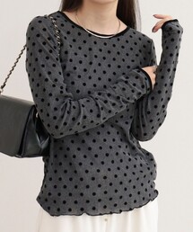 チュールドットロンTシャツ