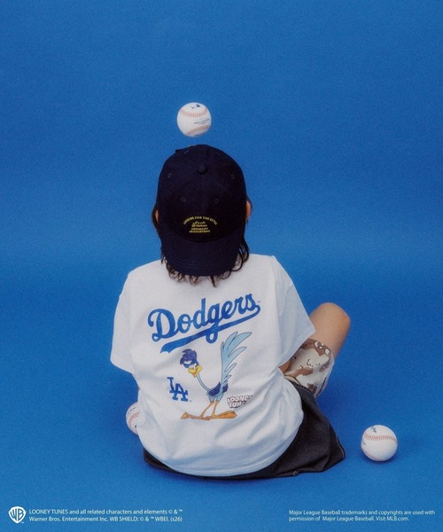 GLOBAL WORK(グローバルワーク)の「LOONEY TUNES×MLB 半袖TEE/1051892(Tシャツ/カットソー・キッズ・チャコールグレー/レッド/ブラウン/その他2/その他3/その他1・140cm/150cm/160cm/130cm)」の5枚目の写真