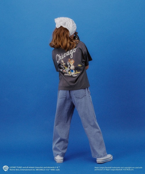 GLOBAL WORK(グローバルワーク)の「LOONEY TUNES×MLB 半袖TEE/1051892(Tシャツ/カットソー・キッズ・チャコールグレー/レッド/ブラウン/その他2/その他3/その他1・140cm/150cm/160cm/130cm)」の9枚目の写真