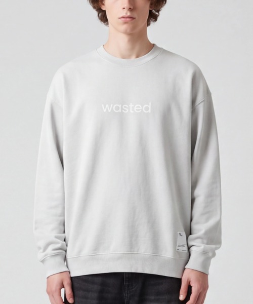 INNOCENT(イノセント)の「【Wasted Collective/ウェイステッド コレクティブ】Good Times Crew WCCRW01(スウェット・メンズ・イエロー/グレー・LARGE/X-LARGE/MEDIUM)」の2枚目の写真