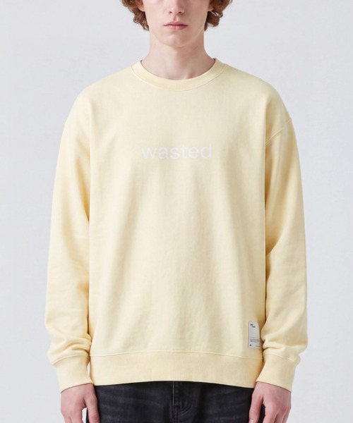 INNOCENT(イノセント)の「【Wasted Collective/ウェイステッド コレクティブ】Good Times Crew WCCRW01(スウェット・メンズ・イエロー/グレー・LARGE/X-LARGE/MEDIUM)」の1枚目の写真