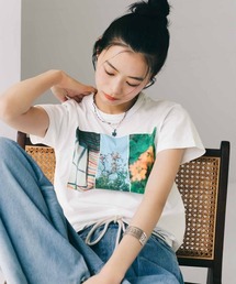 Live in comfort（リブインコンフォート）の「リブ　イン　コンフォート　カメラマン白井真斗さんとつくった　やさしさがつながるインドオーガニックコットンＴシャツ〈ホワイト〉（Tシャツ/カットソー）」