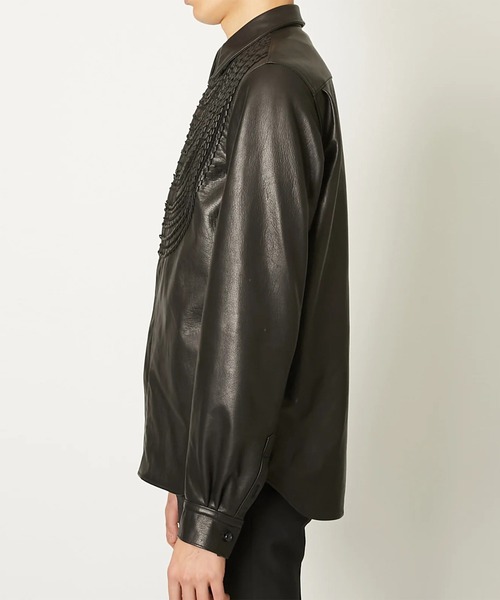 TAAKK(ターク)の「【TAAKK】regular shirt(シャツ/ブラウス・メンズ・ブラック・3)」の2枚目の写真