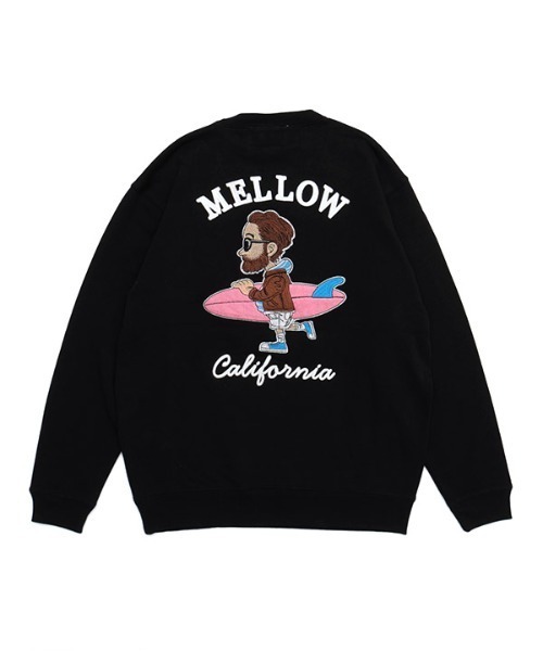 MELLOW（メロー）の「BIG Marvie SWEAT / イラスト刺繍 / ロゴ刺繍　スウェット（スウェット・メンズ・ブラック/グレー/ブラウン・M/L/XL）」の20枚目の写真