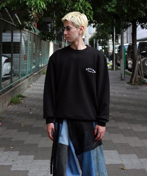 MELLOW（メロー）の「BIG Marvie SWEAT / イラスト刺繍 / ロゴ刺繍　スウェット（スウェット・メンズ・ブラック/グレー/ブラウン・M/L/XL）」の12枚目の写真