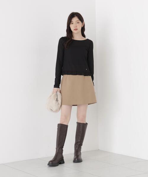 PROPORTION BODY DRESSING(プロポーションボディドレッシング)の「<a>前後2WAYロングスリーブカットソー / 1216260001(Tシャツ/カットソー・レディース・ホワイト/ブラック・FREE)」の5枚目の写真
