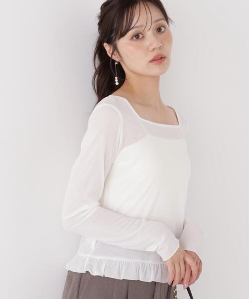 PROPORTION BODY DRESSING(プロポーションボディドレッシング)の「<a>前後2WAYロングスリーブカットソー / 1216260001(Tシャツ/カットソー・レディース・ホワイト/ブラック・FREE)」の11枚目の写真