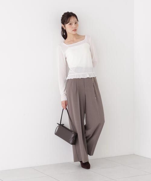 PROPORTION BODY DRESSING(プロポーションボディドレッシング)の「<a>前後2WAYロングスリーブカットソー / 1216260001(Tシャツ/カットソー・レディース・ホワイト/ブラック・FREE)」の15枚目の写真