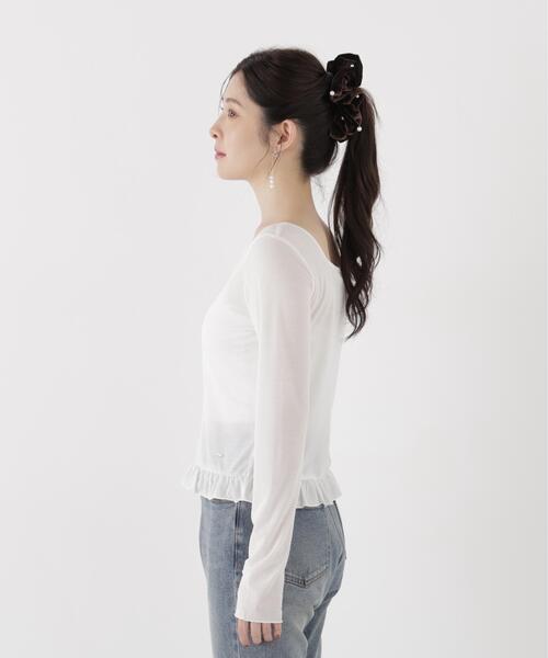 PROPORTION BODY DRESSING(プロポーションボディドレッシング)の「<a>前後2WAYロングスリーブカットソー / 1216260001(Tシャツ/カットソー・レディース・ホワイト/ブラック・FREE)」の22枚目の写真