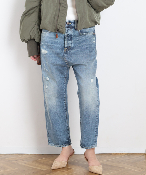 R13(アールサーティーン)の「*【R13/アールサーティーン】TAILORED DROP DENIM(デニムパンツ・レディース・ブルー・26/27/28)」の1枚目の写真