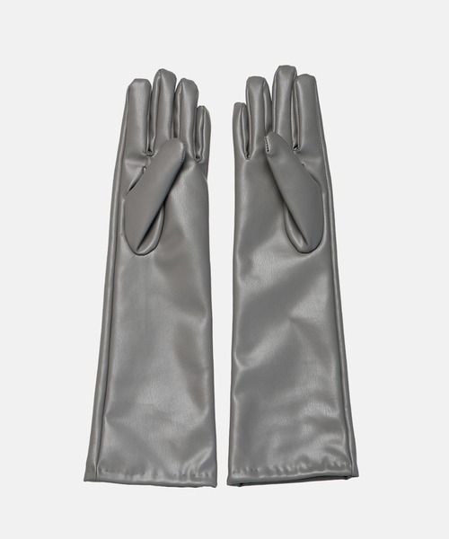 LE CIEL BLEU(ルシェルブルー)の「フェイクレザーグローブ / Faux Leather Gloves(手袋・レディース・ベージュ/ブラック・FREE)」の12枚目の写真