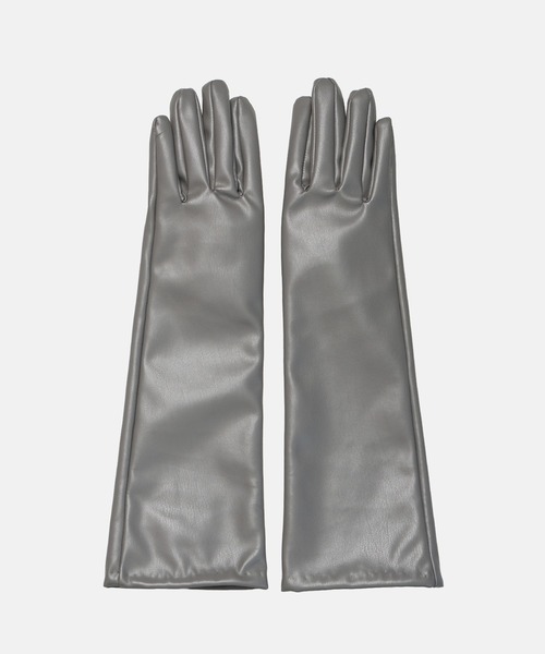 LE CIEL BLEU(ルシェルブルー)の「フェイクレザーグローブ / Faux Leather Gloves(手袋・レディース・ベージュ/ブラック・FREE)」の11枚目の写真