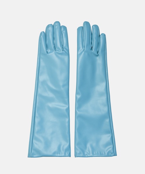 LE CIEL BLEU(ルシェルブルー)の「フェイクレザーグローブ / Faux Leather Gloves(手袋・レディース・ベージュ/ブラック・FREE)」の17枚目の写真