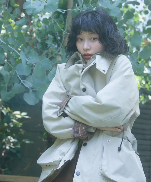 Barbour（バブアー）の「『別注』Barbour×DOORS　OS BEDALE PADDED（その他アウター・レディース・ブラック/ベージュ・38）」の21枚目の写真