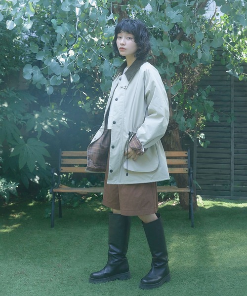 Barbour（バブアー）の「『別注』Barbour×DOORS　OS BEDALE PADDED（その他アウター・レディース・ブラック/ベージュ・38）」の16枚目の写真