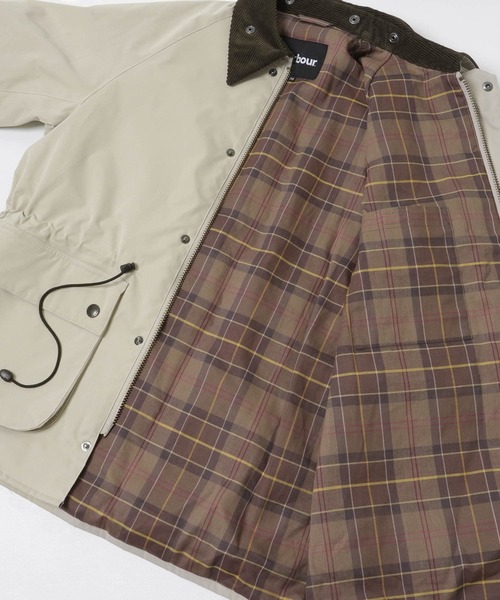 Barbour（バブアー）の「『別注』Barbour×DOORS　OS BEDALE PADDED（その他アウター・レディース・ブラック/ベージュ・38）」の9枚目の写真