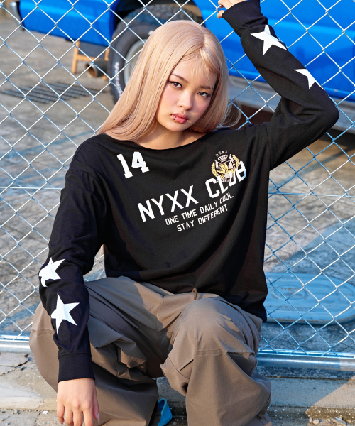 NYXX(エヌワイエックスエックス)の「NYXX CLUB L/S BLACK(Tシャツ/カットソー・レディース・その他・FREE)」の1枚目の写真