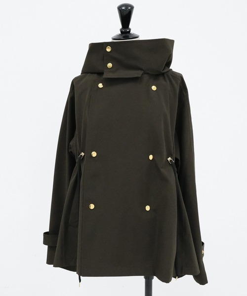 VACHEMENT(ヴァシュモン)の「【VACHEMENT/ヴァシュモン】別注 Recycle Shell Taffeta Short Trench Coat/ショートトレンチコート(トレンチコート・レディース・ベージュ/ブラック/ブラウン・FREE)」の16枚目の写真