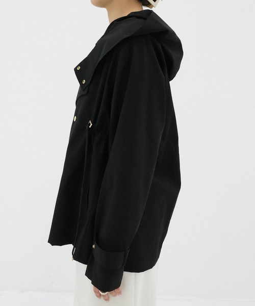 VACHEMENT(ヴァシュモン)の「【VACHEMENT/ヴァシュモン】別注 Recycle Shell Taffeta Short Trench Coat/ショートトレンチコート(トレンチコート・レディース・ベージュ/ブラック/ブラウン・FREE)」の21枚目の写真