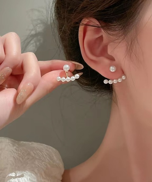 VIBGYOR（ヴィブジョー）の「【TUNE】パールピアス（ピアス（両耳用）・レディース・その他6/その他7/その他5/その他2/その他1/その他4/その他3・FREE）」の3枚目の写真