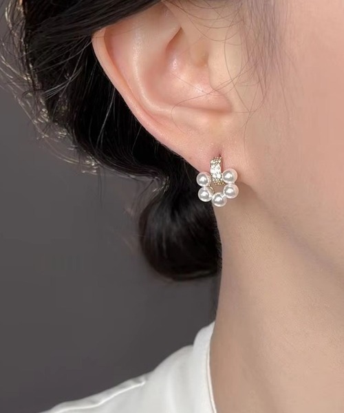 VIBGYOR（ヴィブジョー）の「【TUNE】パールピアス（ピアス（両耳用）・レディース・その他6/その他7/その他5/その他2/その他1/その他4/その他3・FREE）」の4枚目の写真