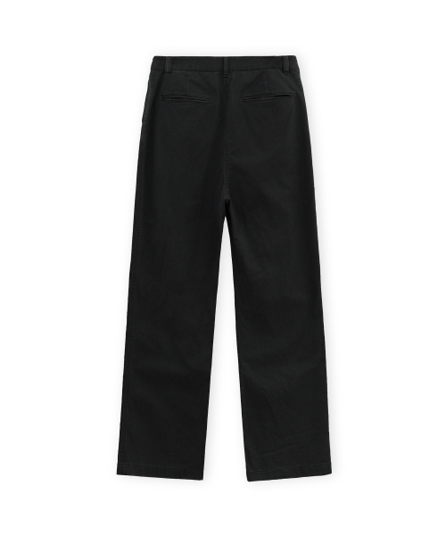 BROWNYARD(ブラウンヤード)の「W ウォッシュド 2タックパンツ ブラック(その他パンツ・レディース・その他・1/2)」の2枚目の写真