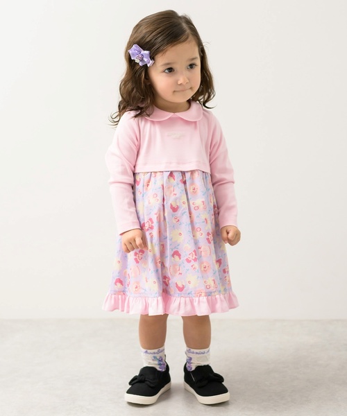 Butterfly Meadowsワンピース＋カバーパンツ（ロンパース）｜ANNA SUI