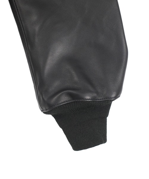 HOUSTON（ヒューストン）の「【UT215】【HOUSTON/ヒューストン】G-1 LEATHER JACKET 8172（ミリタリージャケット・メンズ・ブラック・40/42）」の8枚目の写真