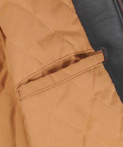 HOUSTON（ヒューストン）の「【UT215】【HOUSTON/ヒューストン】G-1 LEATHER JACKET 8172（ミリタリージャケット・メンズ・ブラック・40/42）」の13枚目の写真