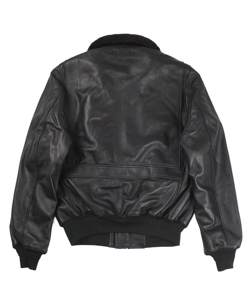 HOUSTON（ヒューストン）の「【UT215】【HOUSTON/ヒューストン】G-1 LEATHER JACKET 8172（ミリタリージャケット・メンズ・ブラック・40/42）」の20枚目の写真