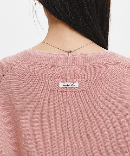 GENERAL IDEA(ジェネラルアイデア)の「【GENERAL IDEA】レイヤードVネックニットプルオーバー / LAYERED V-NECK KNIT PULLOVER(ニット/セーター・レディース・オートミール/ピンク・M/S/L)」の12枚目の写真