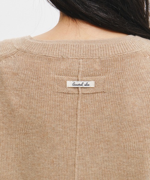GENERAL IDEA(ジェネラルアイデア)の「【GENERAL IDEA】レイヤードVネックニットプルオーバー / LAYERED V-NECK KNIT PULLOVER(ニット/セーター・レディース・オートミール/ピンク・M/S/L)」の5枚目の写真